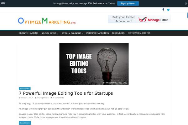 ColorMag theme site design template sample