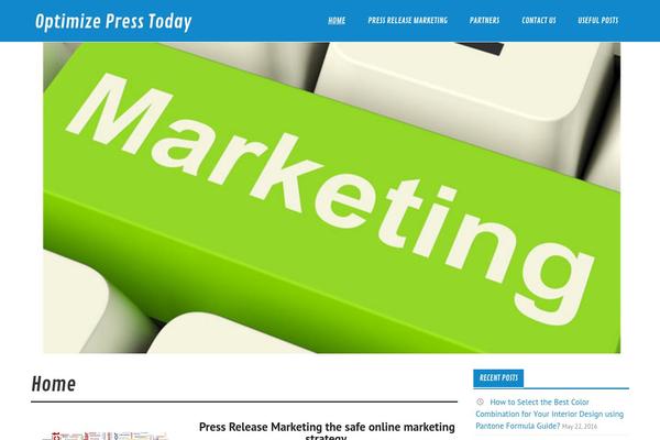 Glades theme site design template sample