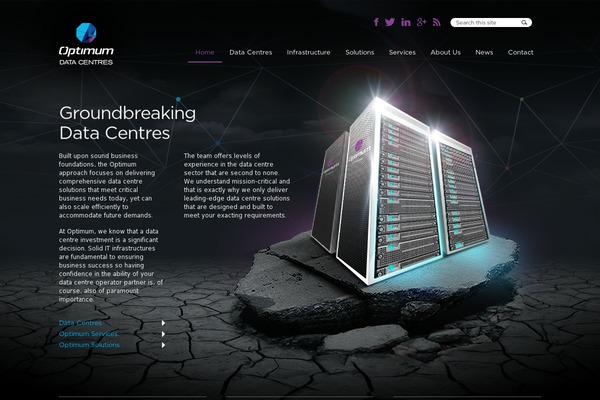 Optimum theme site design template sample