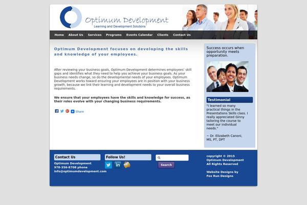 optimumdevelopment.com site used Third Style
