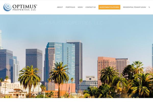 Enfold theme site design template sample