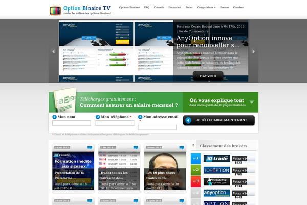 Evid theme site design template sample