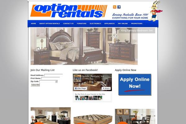 Financeblog theme site design template sample