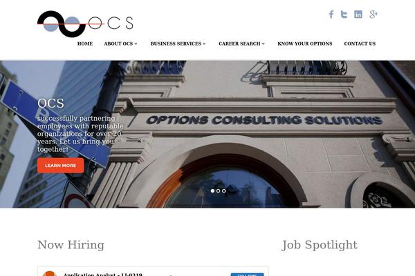 Jobify theme site design template sample