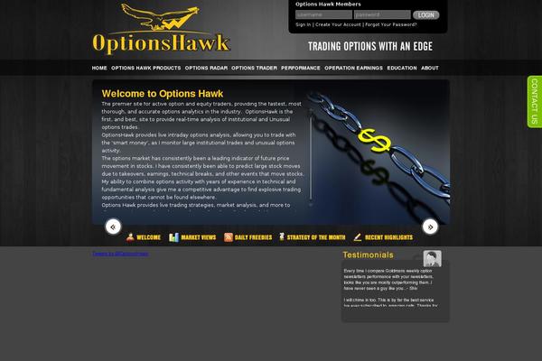 optionshawk.com site used Optionshawk