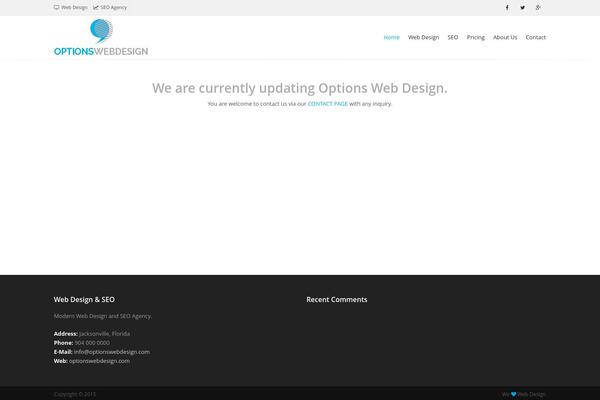 Web theme site design template sample
