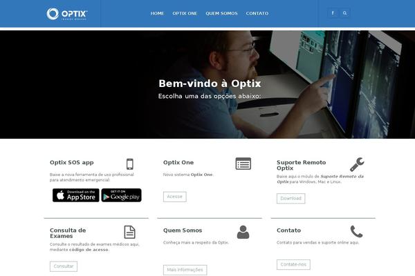 Healthcare theme site design template sample