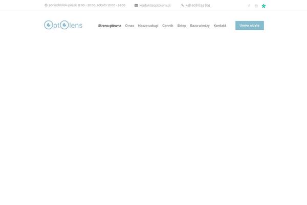 optolens.pl site used Optometry