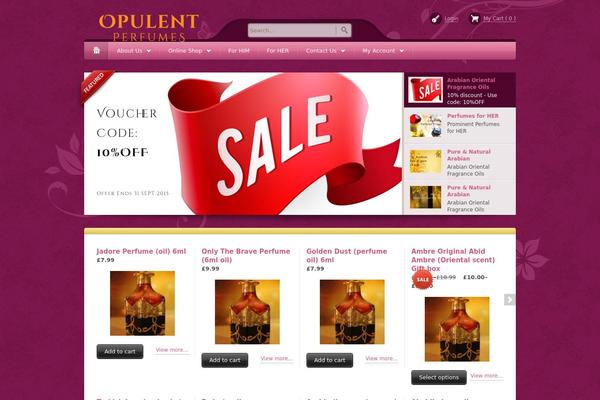 Bellissima theme site design template sample