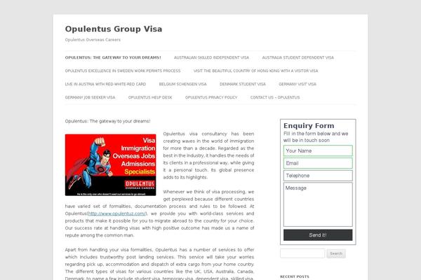 Site using Quick Contact Form plugin