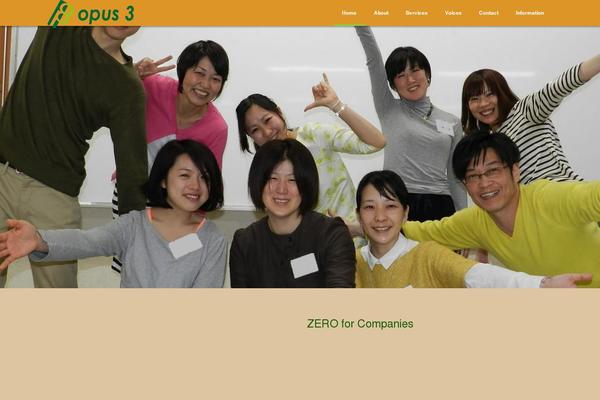 White-room theme site design template sample