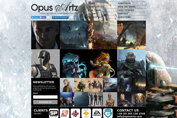 opusartz.com site used Opusartz-theme.v1.1