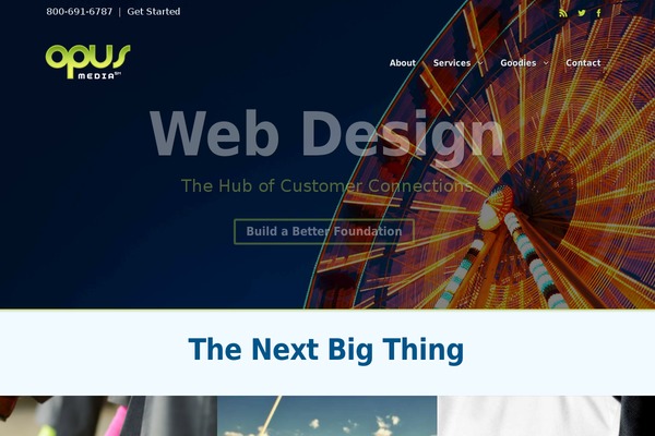 Site using Video Backgrounds for SiteOrigin Page Builder plugin
