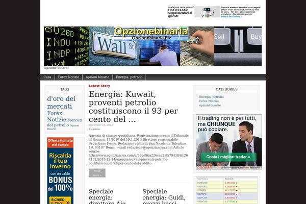 Magazine Basic theme site design template sample