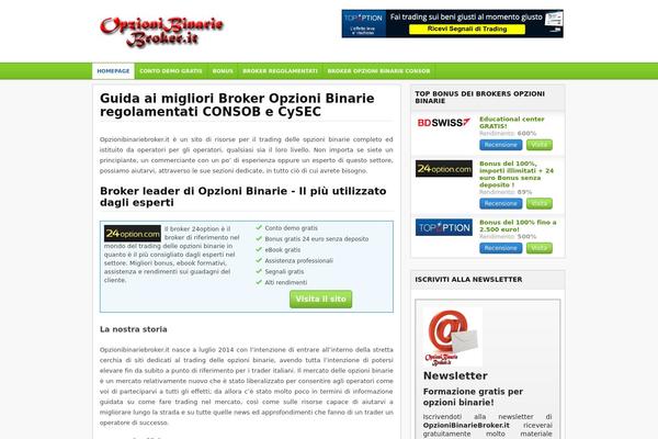 Tradingtheme theme site design template sample