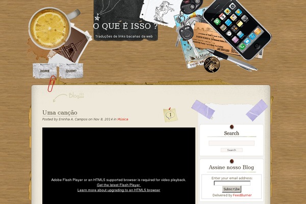 Desk Mess theme site design template sample