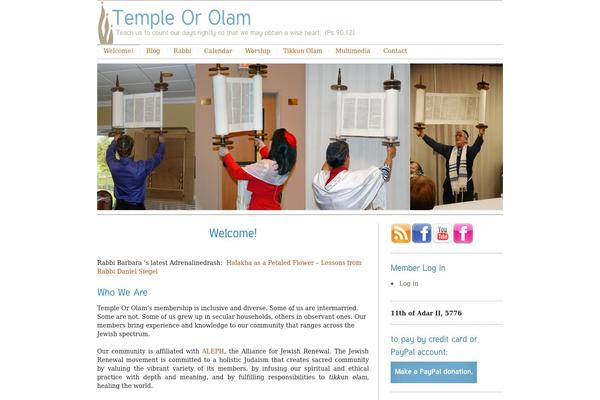 Site using Elite Accordion plugin