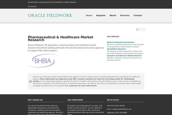 oraclefieldwork.com site used Oraclefieldwork
