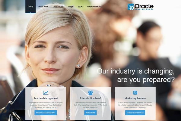 Retouch theme site design template sample