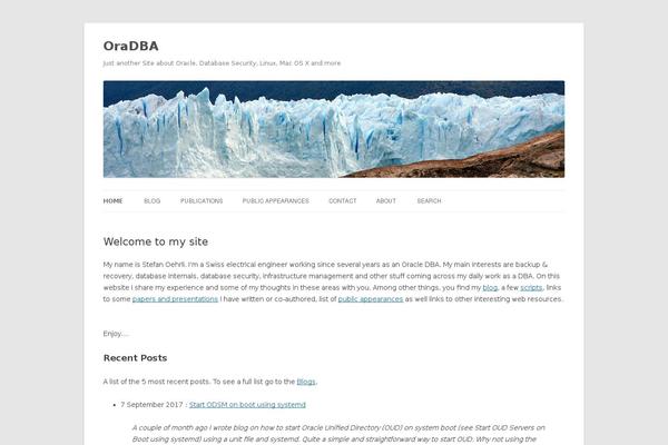 WordPress website example screenshot