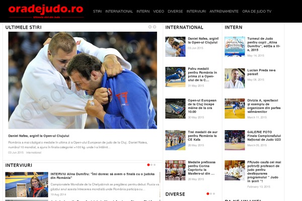 News theme site design template sample