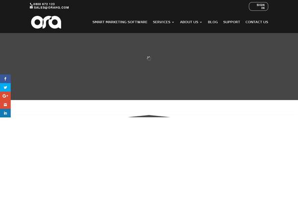 orahq.com site used Divi Child