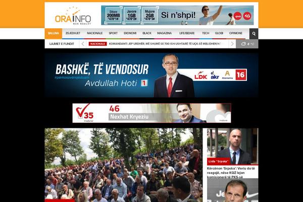 orainfo.com site used Orainfo-desktop