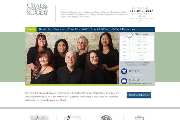 Doctor theme site design template sample