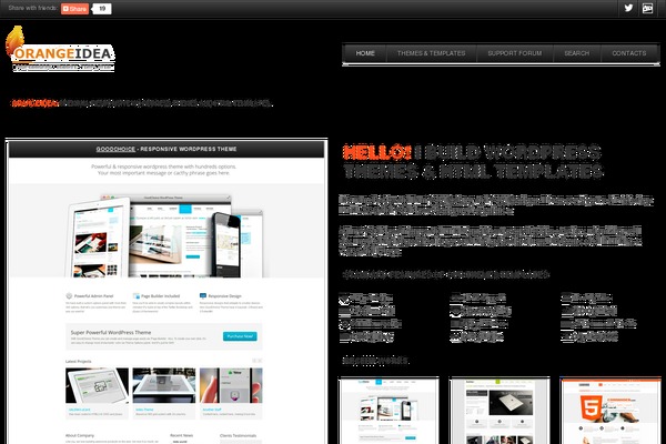 Pride Theme theme site design template sample