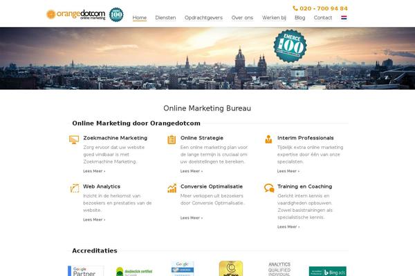 Kickstart theme site design template sample