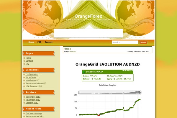 Corporate Globe theme site design template sample