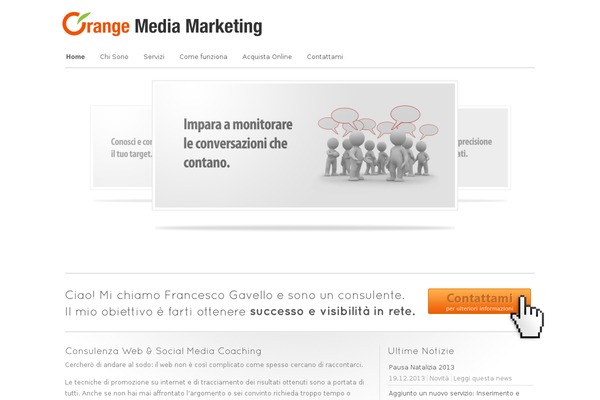 orangemediamarketing.it site used Levitation