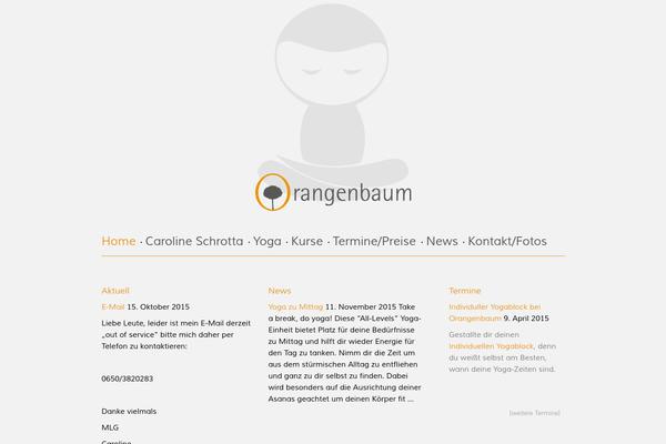 Yoga theme site design template sample