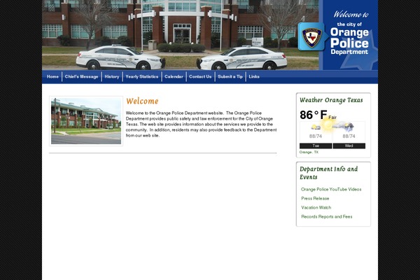 Site using Current Weather plugin