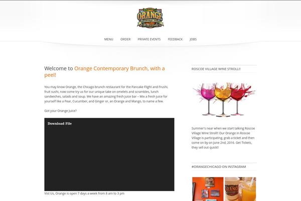 Customizr theme site design template sample