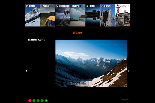 Sliding Door theme site design template sample