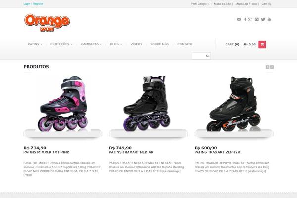 Webmarket theme site design template sample