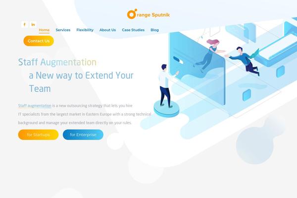 Os theme site design template sample