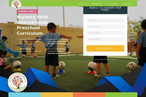 Babykids theme site design template sample