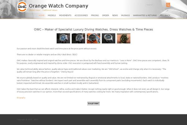 Magee theme site design template sample