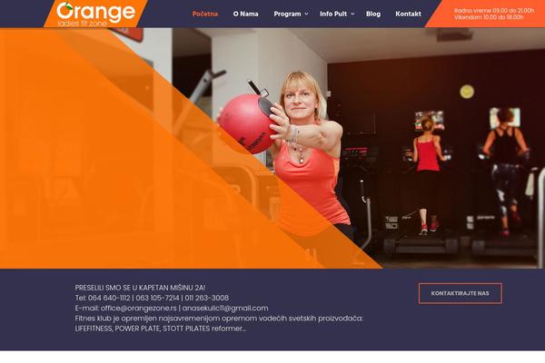 Vigor theme site design template sample