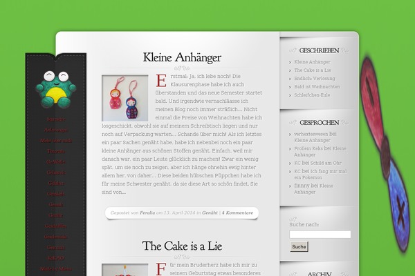 Memoir theme site design template sample
