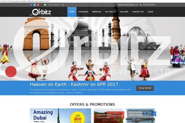 Tour Package v.2.1 theme site design template sample
