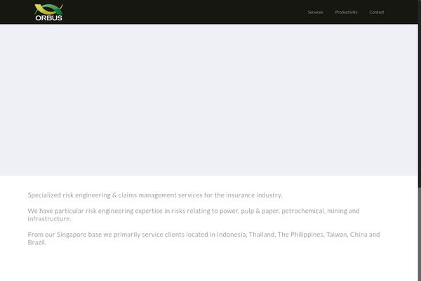 orbusrisk.com site used Axiatheme