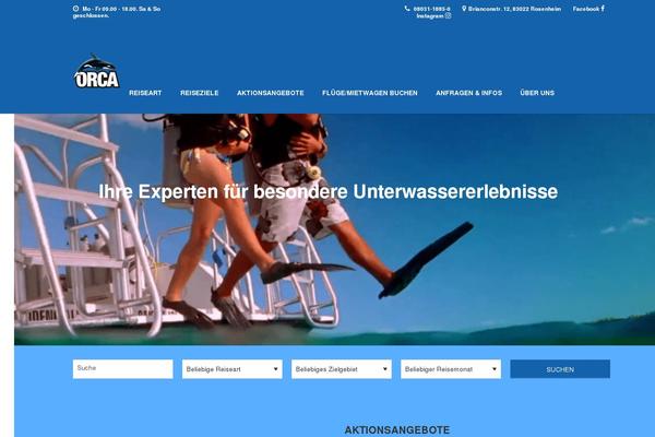 Travelwp theme site design template sample