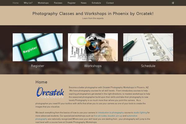Full Frame theme site design template sample