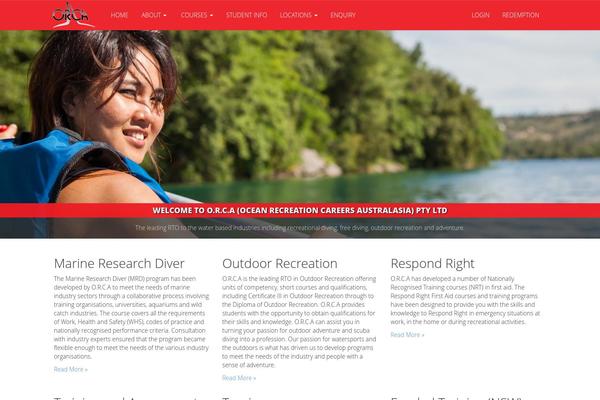 orcatraining.com.au site used Orca