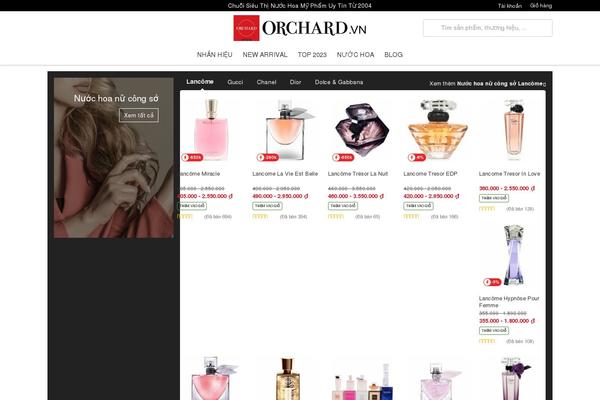 orchard.vn site used Orchard