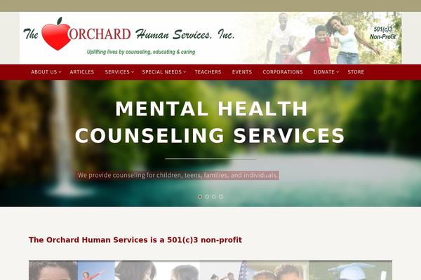 Nirvana theme site design template sample