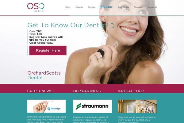 Osd theme site design template sample
